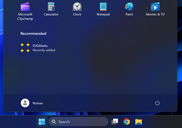 Start menu